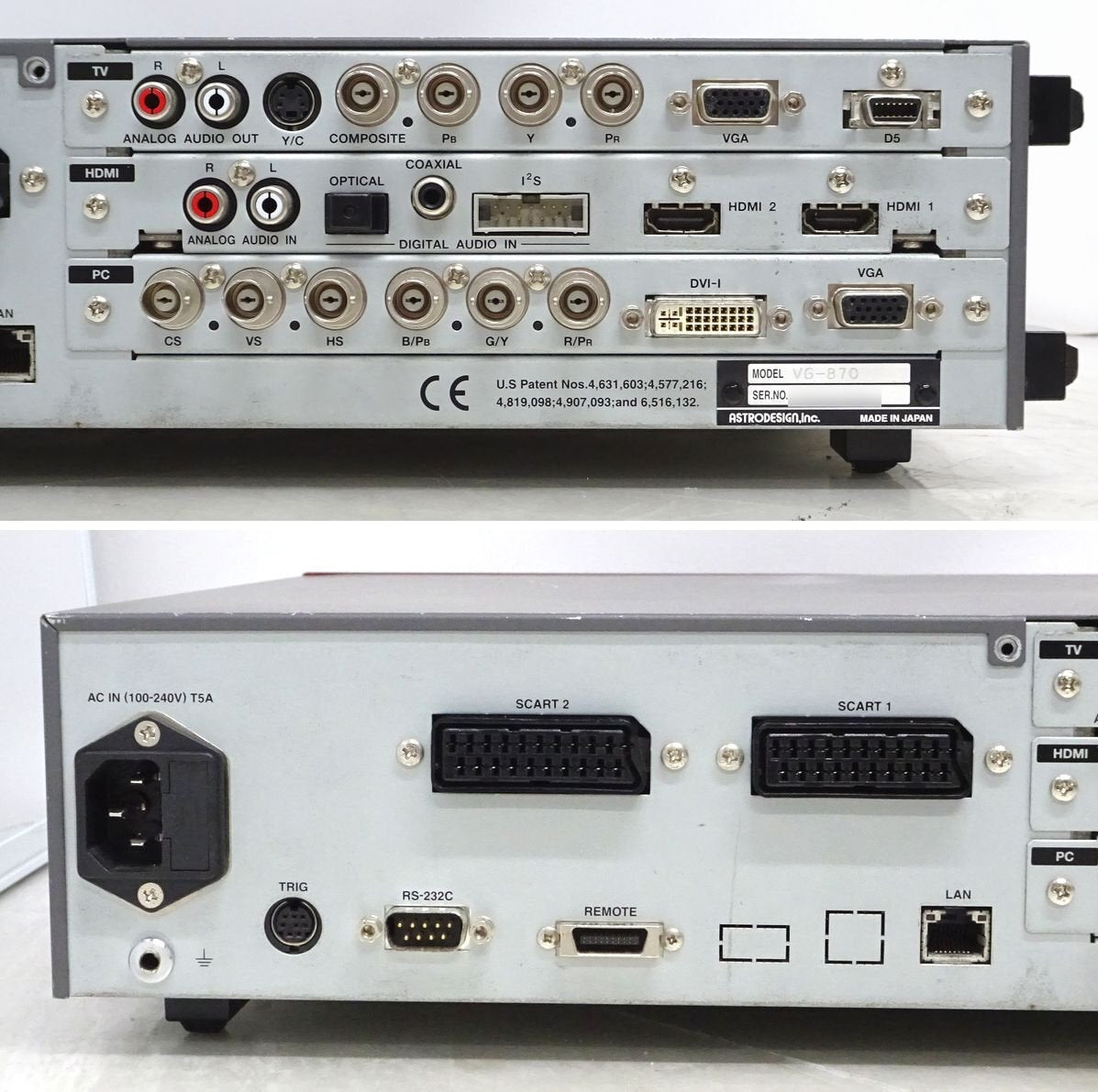 ASTRO VG-870 Digital Video Signal Generator with 3 Output Boards HDMI VGA [u1242748413]