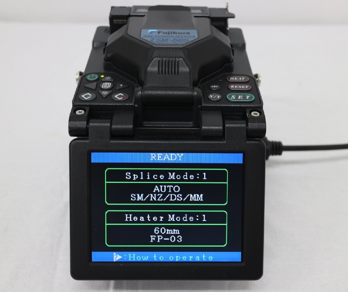 Fujikura FSM50S Optical Fiber Fusion Splicer [j1114085345]