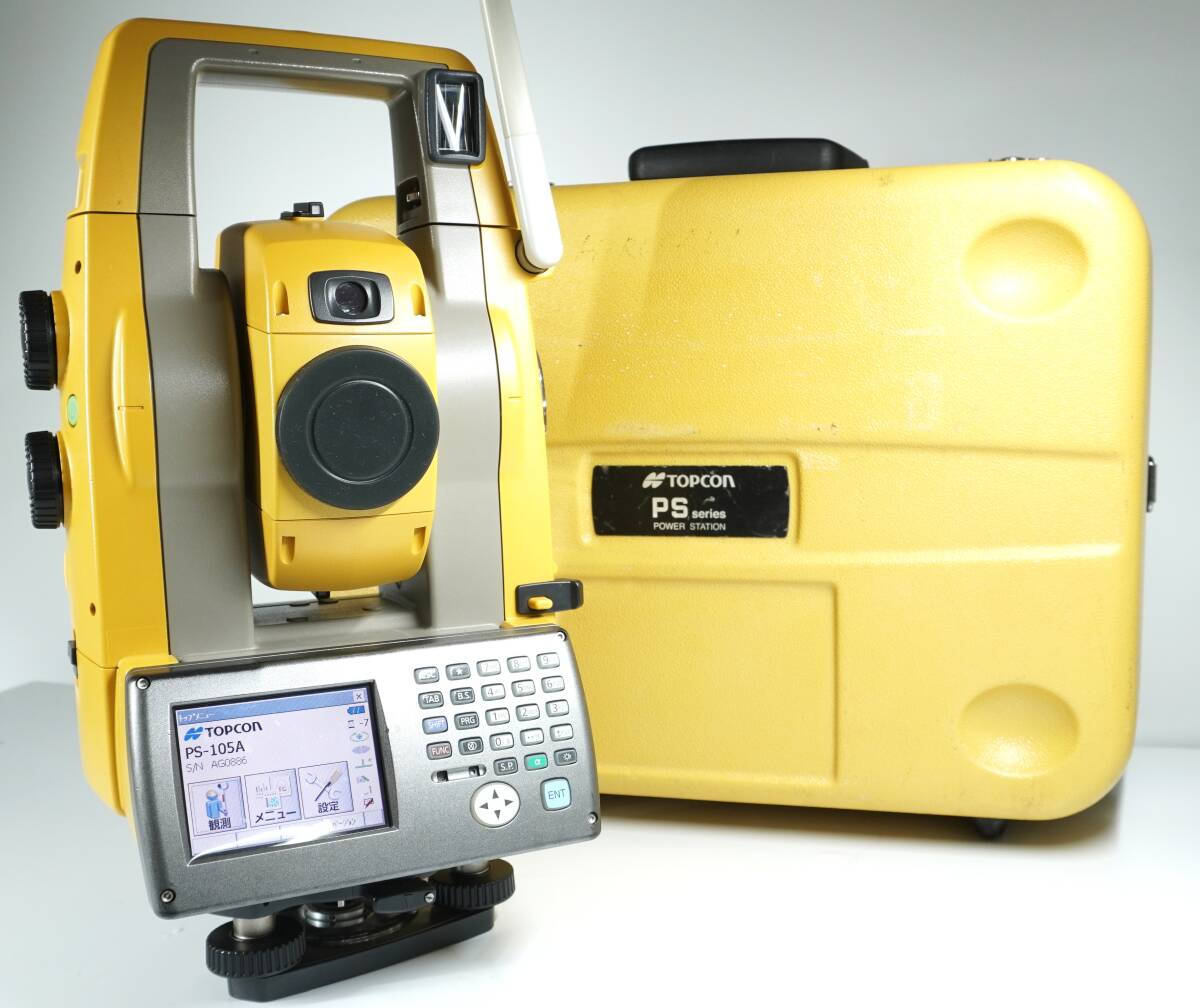 Topcon PS-105A Total Station Surveying Instrument with Case [j1241171937]