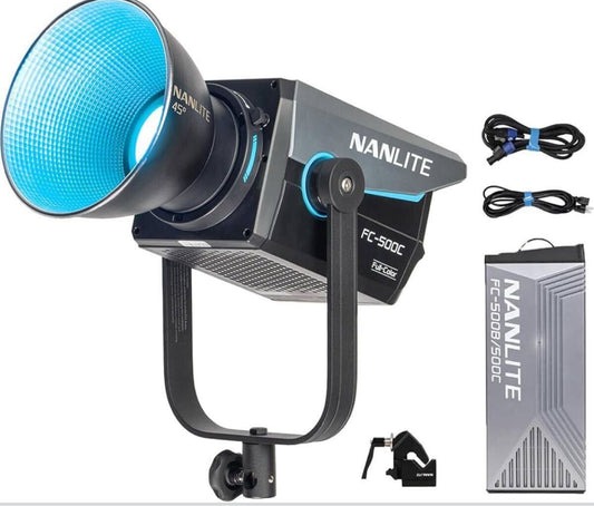 Nanlite FC-500C Full Color LED Light for Photography RGBW 2700-7500K 520W CRI95 TLCI94 Studio Monoblock [w1209792028]