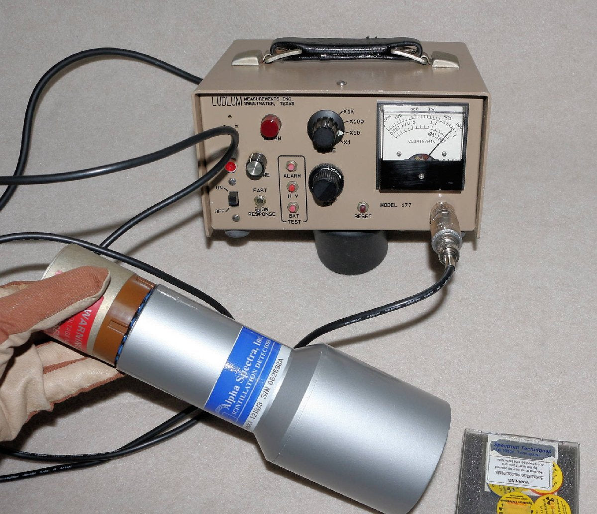 Alpha Spectra 3X2 Nal(TI) Gamma Machine Chiller High Voltage [1192355556]