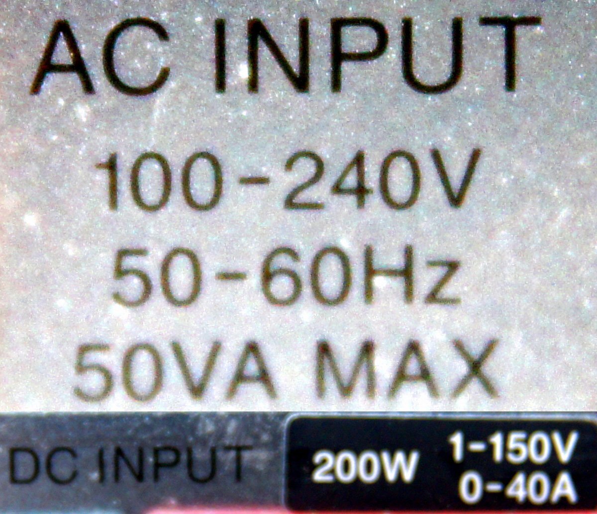 KIKUSUI PLZ205W Electronic Load 1-150V 0-40A 200W [n1249789908]