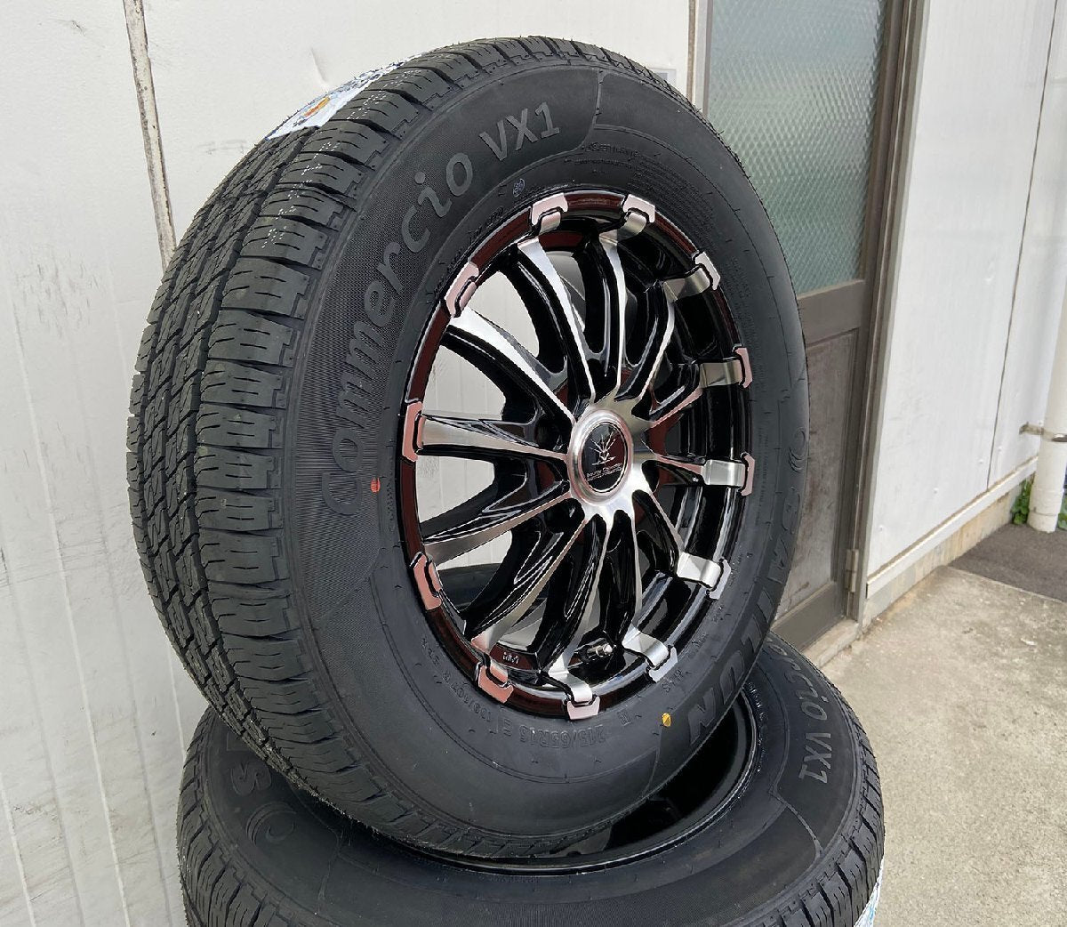 Hiace 200 Series Vehicle Inspection Compatible Tire Wheel 16 Inch Specially Selected Tire 215/65R16 Set of 4 for 1 Car [c1186471045]