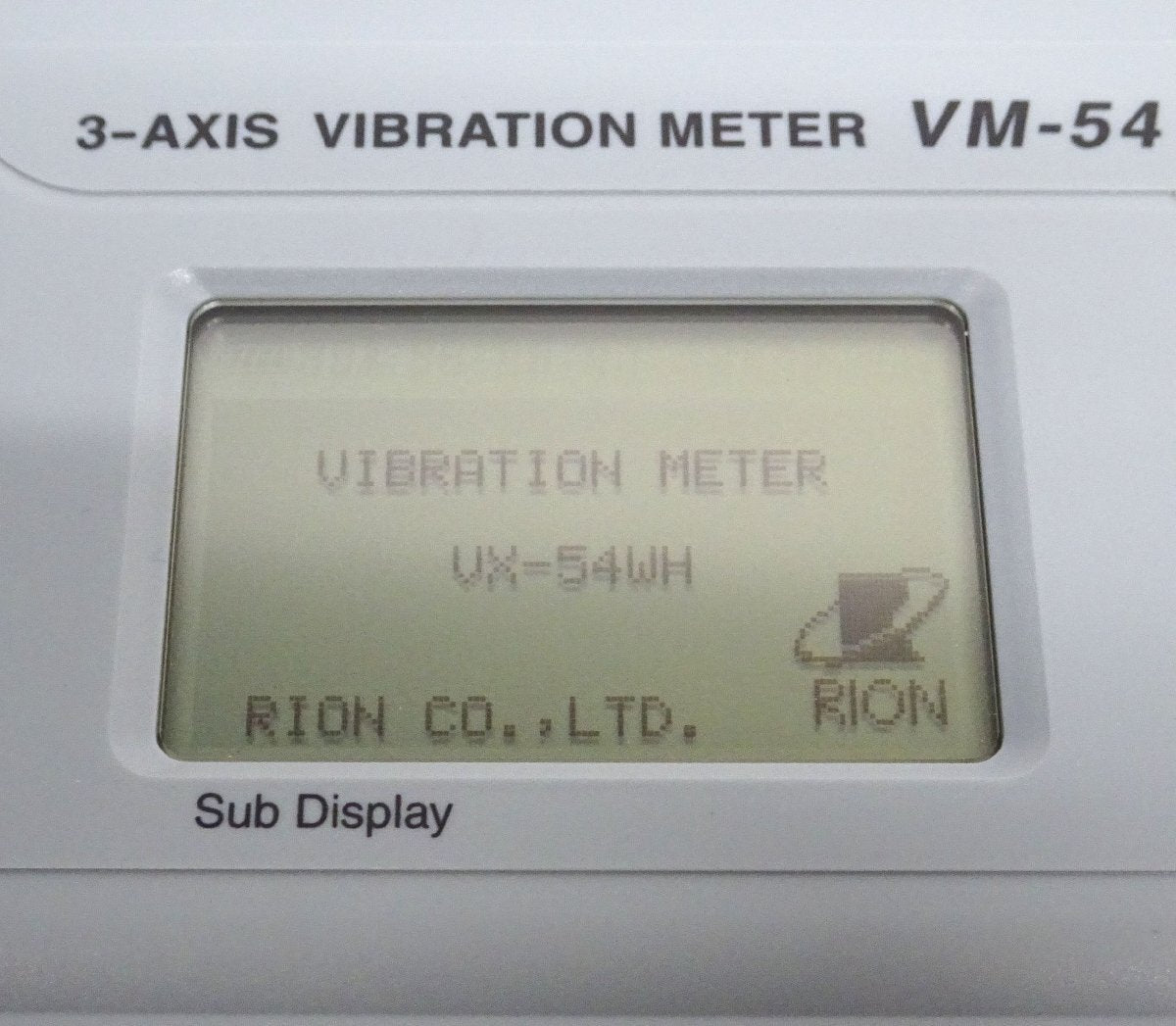 Rion VM-54 3-Axis Vibration Meter with VP-80 Preamplifier VX-54WH Card PV-97C Pickup (for parts or not working) [m1249970586]
