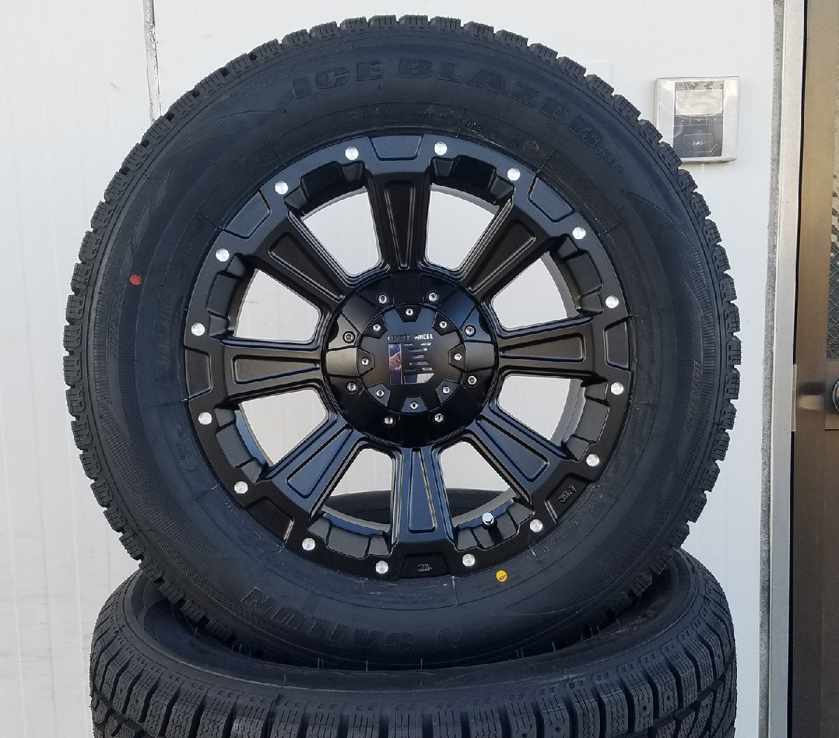 Made in 2024 Ready for Vehicle Inspection Hiace Studless Tire Wheel 16 Inch DeathRock SAILUN 215/65R16 [e1205493707]