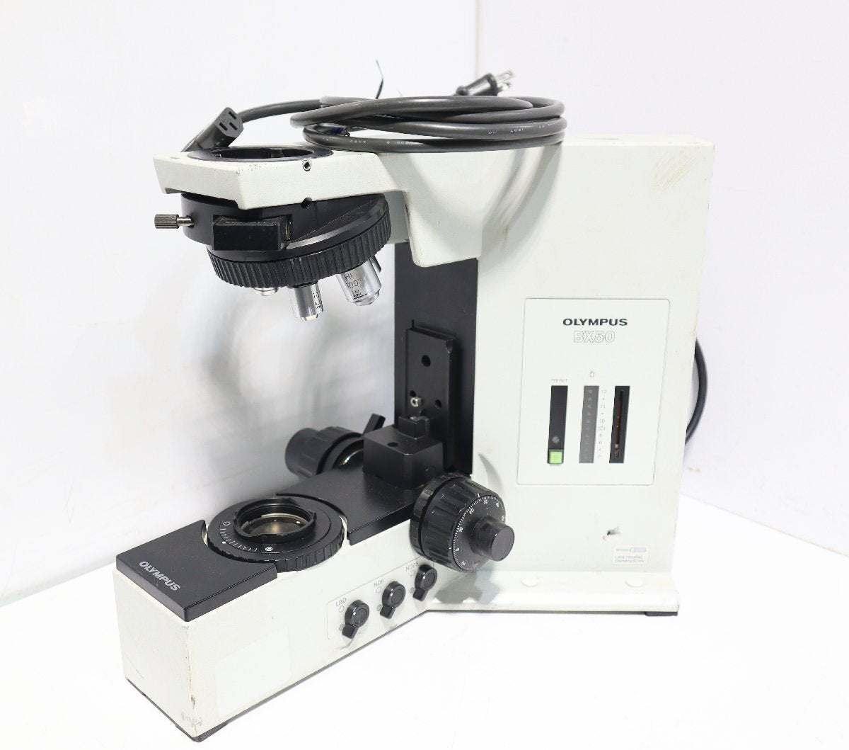 Olympus BX50F4 Microscope with BH2-RFL-T3 HI 100 1.30 40 0.65 20 0.40 CPL20 0.40 10 0.25 [r1218173846]