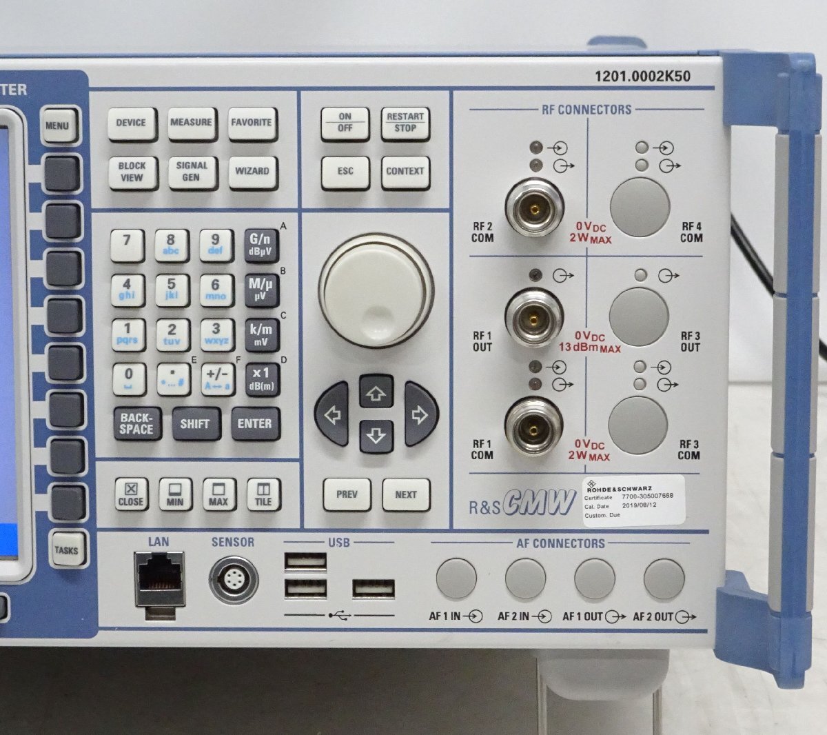 Rohde & Schwarz CMW500 Wideband Radio Communication Tester 1201.0002K50 [w1226077593]