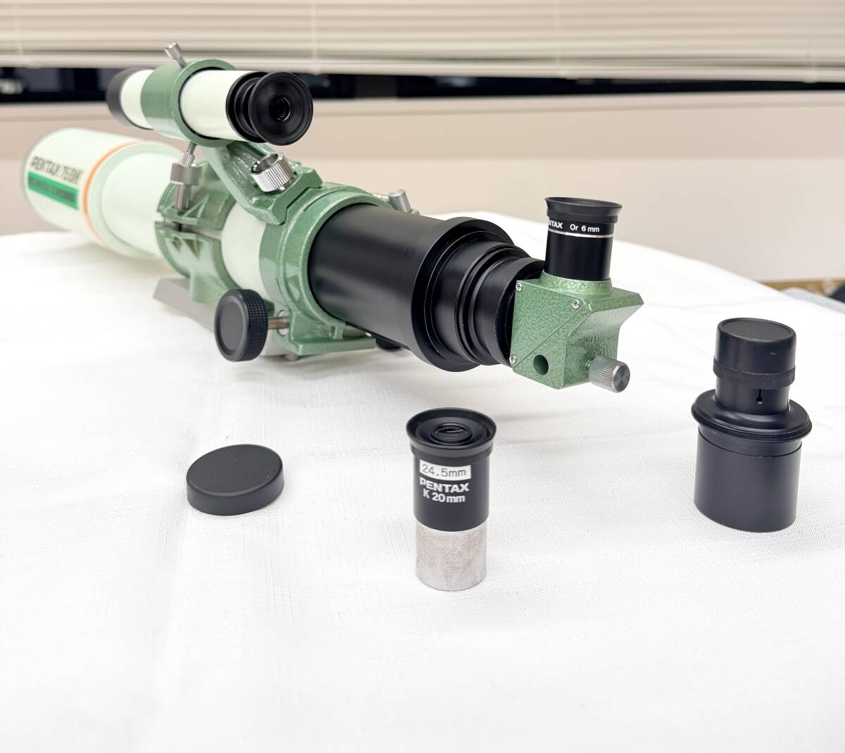PENTAX 75 EDHF Aluminum Trunk Band Zenith Prism Eyepiece Set [l1209434531]