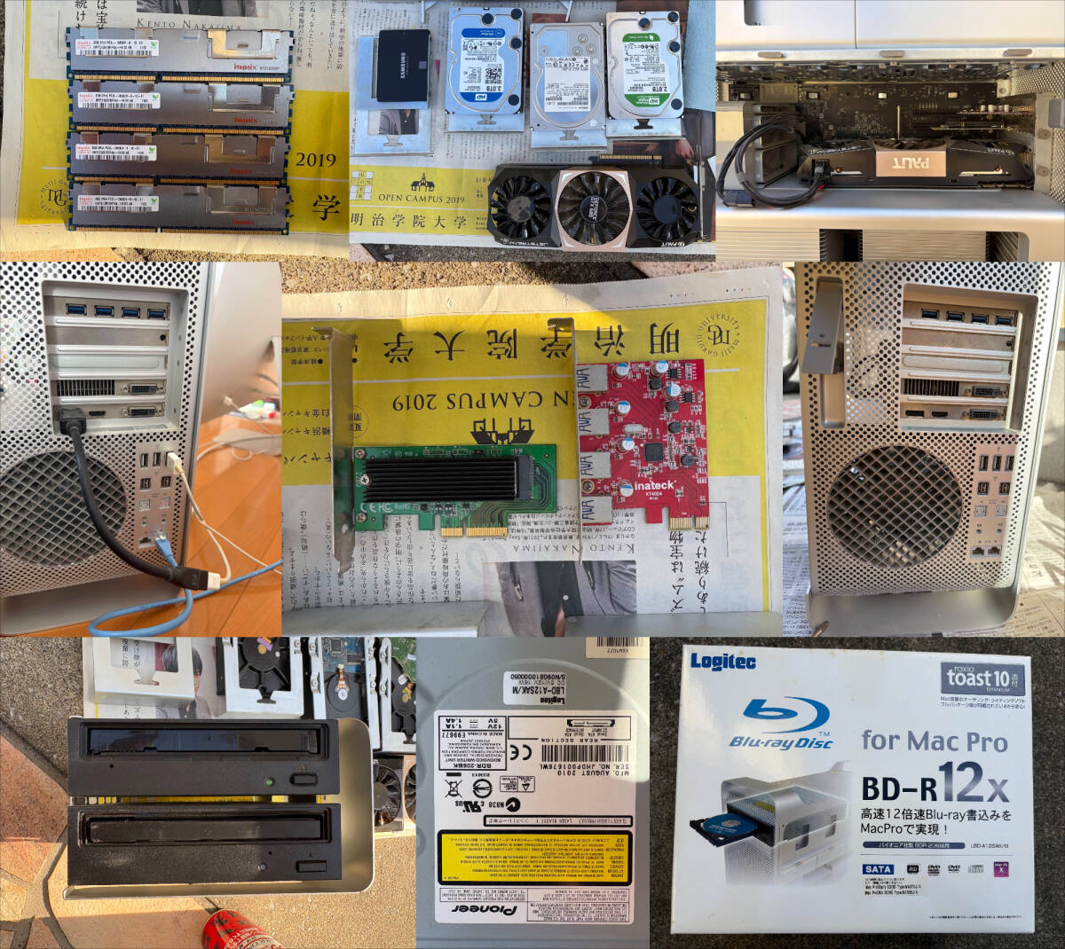 Apple MacPro MC561J/A Mid 2010 Desktop Xeon X5680 12-Core 32GB SSD 1.5TB HDD 7TB NVIDIA GeForce 680 BD Drive [h1219290213]