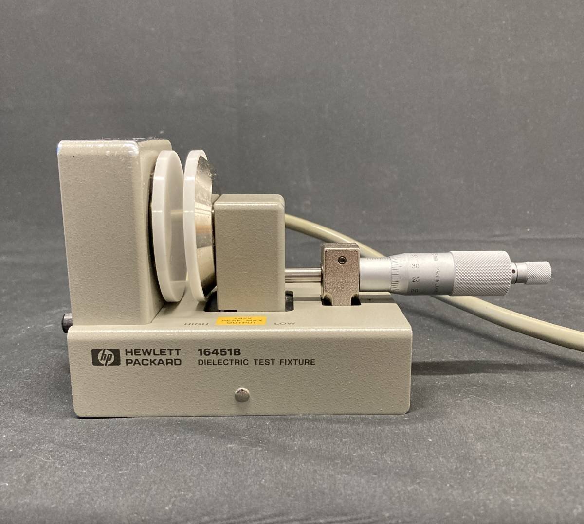 HP 16451B Dielectric Test Fixture [l1128451201]