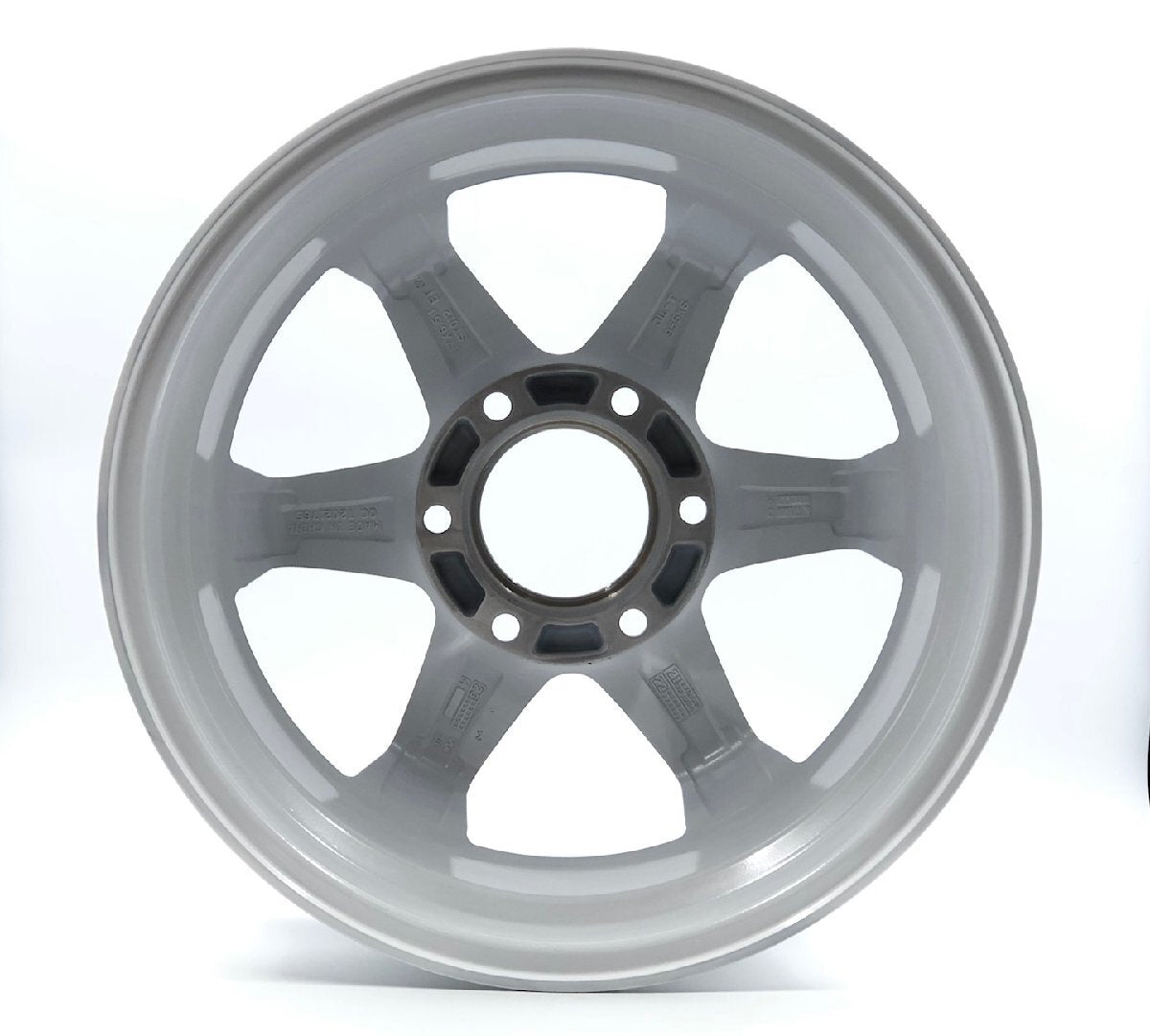 CLEAVE RACING FL53-6 17x6.5 +38 6-139.7 White/Machined 4 Piece Set Hiace 200 Series Deep Rim [n1164351724]