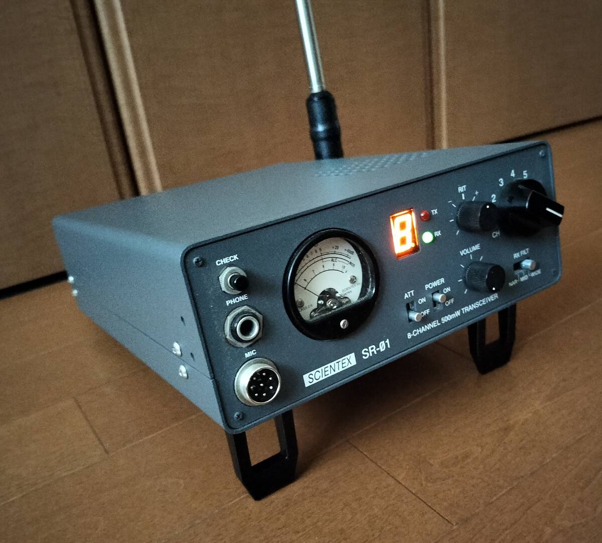 SCIENTEX RADIO SR-01 CB Transceiver 27MHz 500mW 8 Channel [x1199240509]