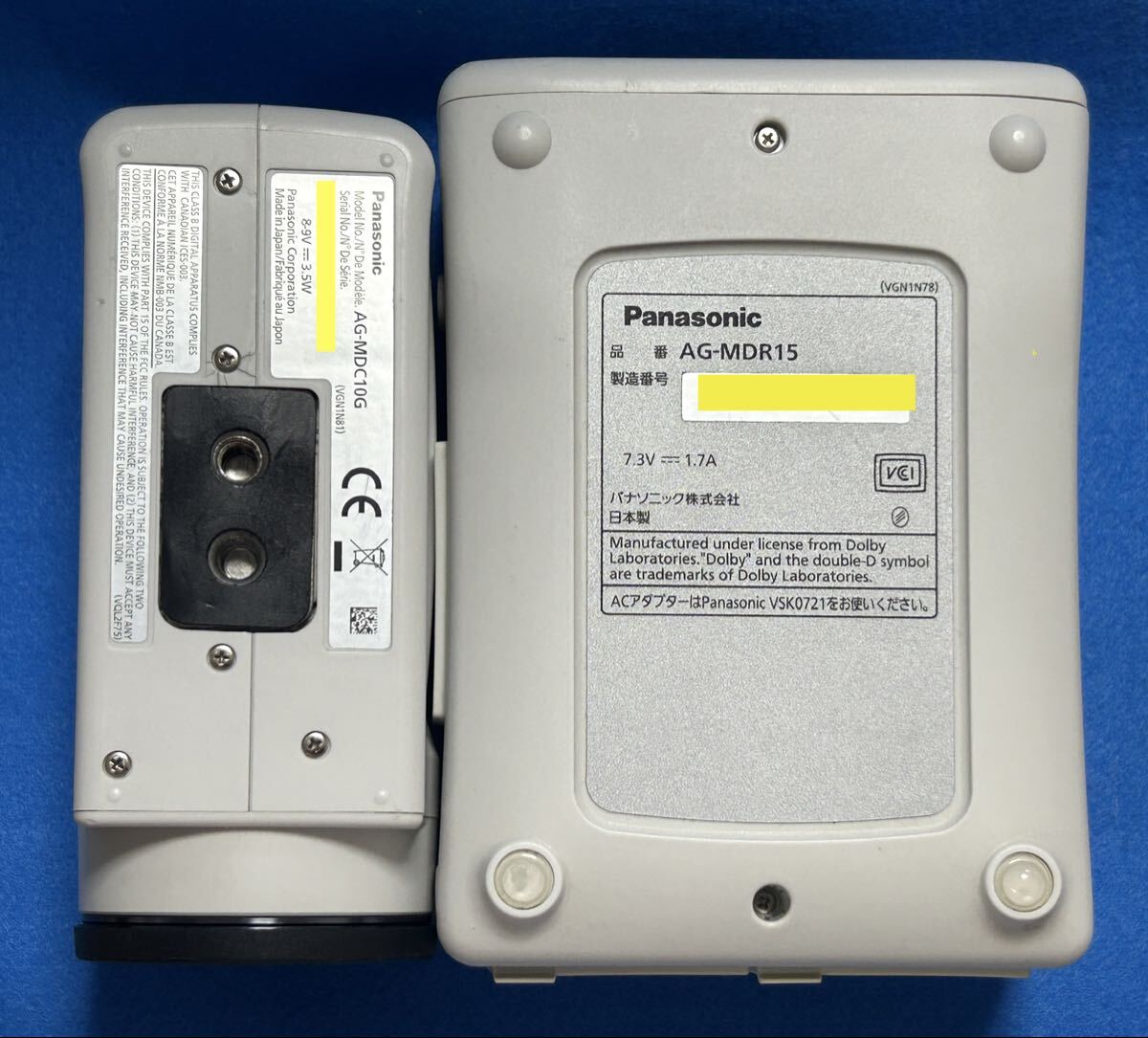 Panasonic AG-MDR15 Portable Recorder + AG-MDC10G Compact Camera Head [u1214988645]