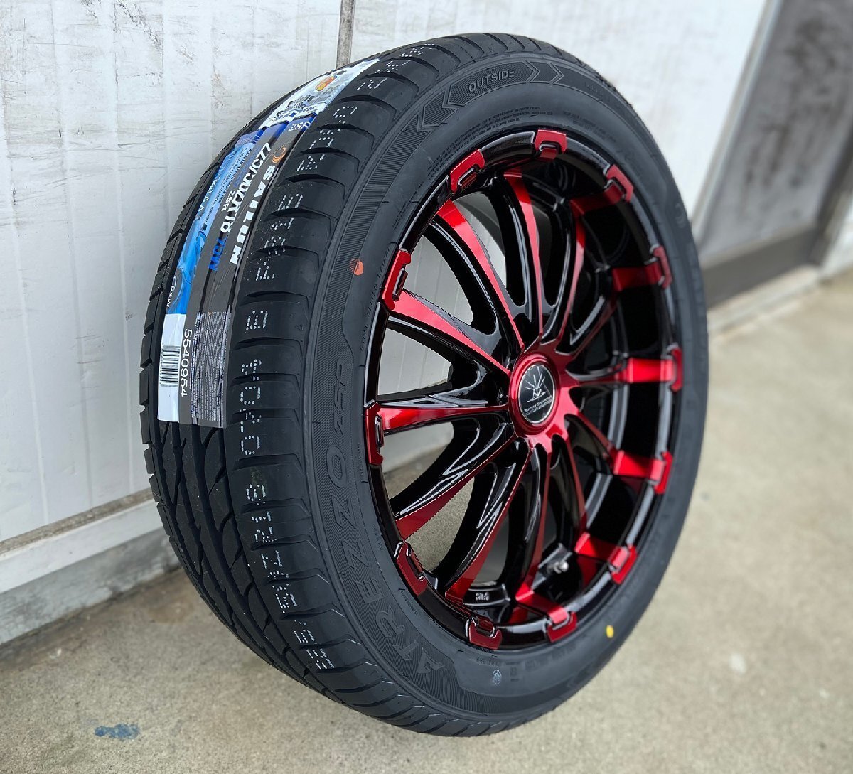Hiace Regius Ace 200 series tire wheel 18 inch BD12 special tire 225/50R18 new set of 4 for 1 car [r1186557094]