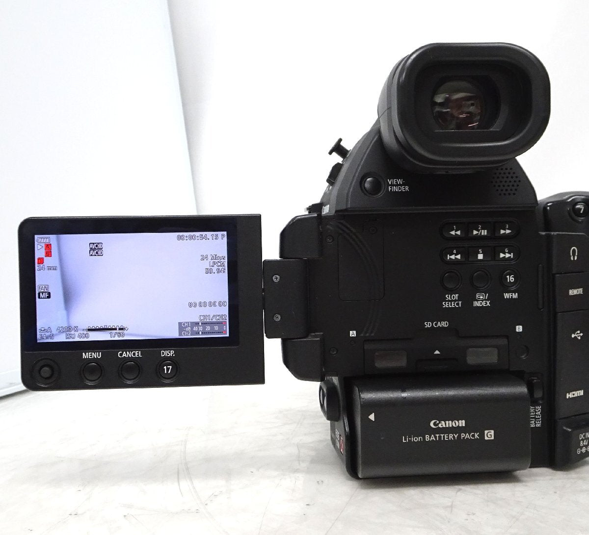 Canon EOS C100 Mark II Digital Cinema Camera EF24-105L IS II USM with Lens 1377 Hours [r1193143690]