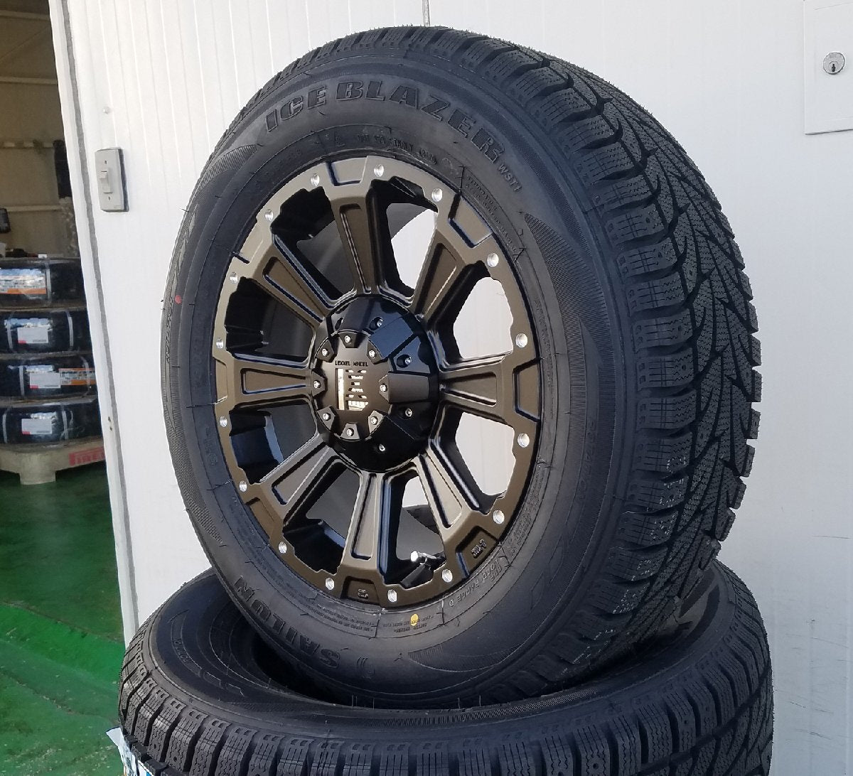Made in 2024 Ready for Vehicle Inspection Hiace Studless Tire Wheel 16 Inch DeathRock SAILUN 215/65R16 [t1205489909]