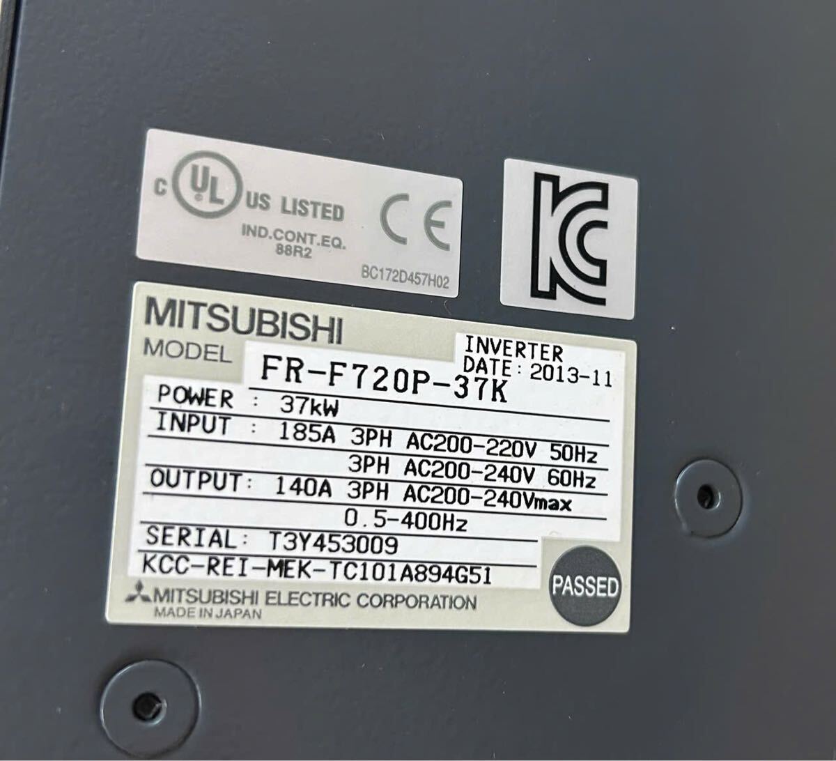 Mitsubishi Electric FR-F720P-37K Inverter [g1218111770]