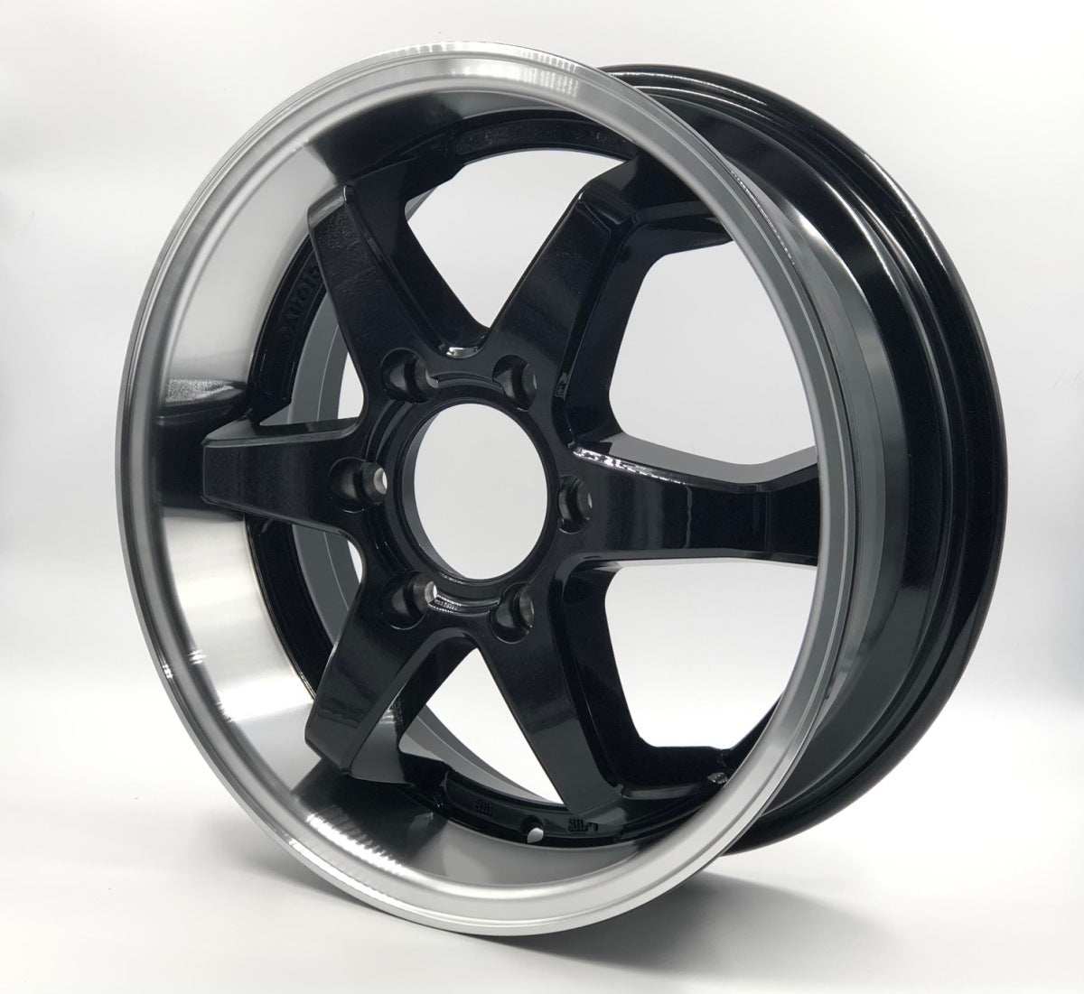 CLEAVE RACING FL53-6 17x6.5 +38 6-139.7 Black/Machined 4 Piece Set Hiace 200 Series Deep Rim [x1055329389]