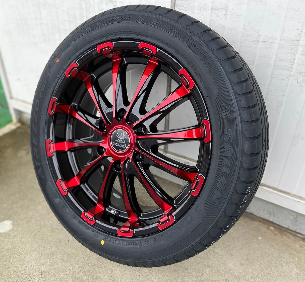 Hiace Regius Ace 200 series tire wheel 18 inch BD12 special tire 225/50R18 new set of 4 for 1 car [r1186557094]