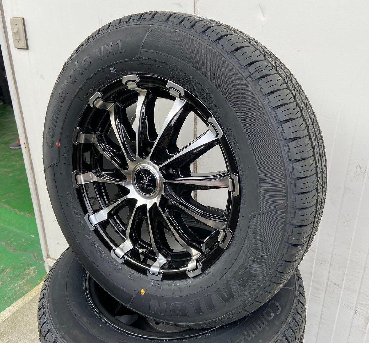Hiace 200 Series Vehicle Inspection Compatible Tire Wheel 16 Inch Specially Selected Tire 215/65R16 Set of 4 for 1 Car [c1186471045]