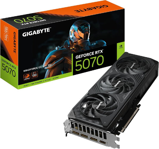 GIGABYTE GV-N5070WF3OC-12GD NVIDIA Geforce RTX5070 Graphics Card GDDR7 12GB [s1217038841]