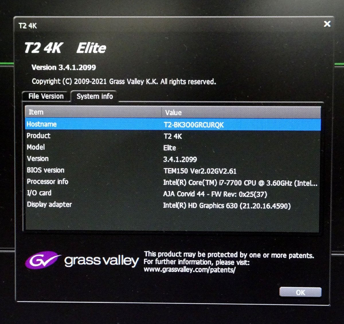 Grass Valley T2 4K Elite KTR4-ELT-CV40 Digital Disk Recorder 3G-SDI [j1239628881]