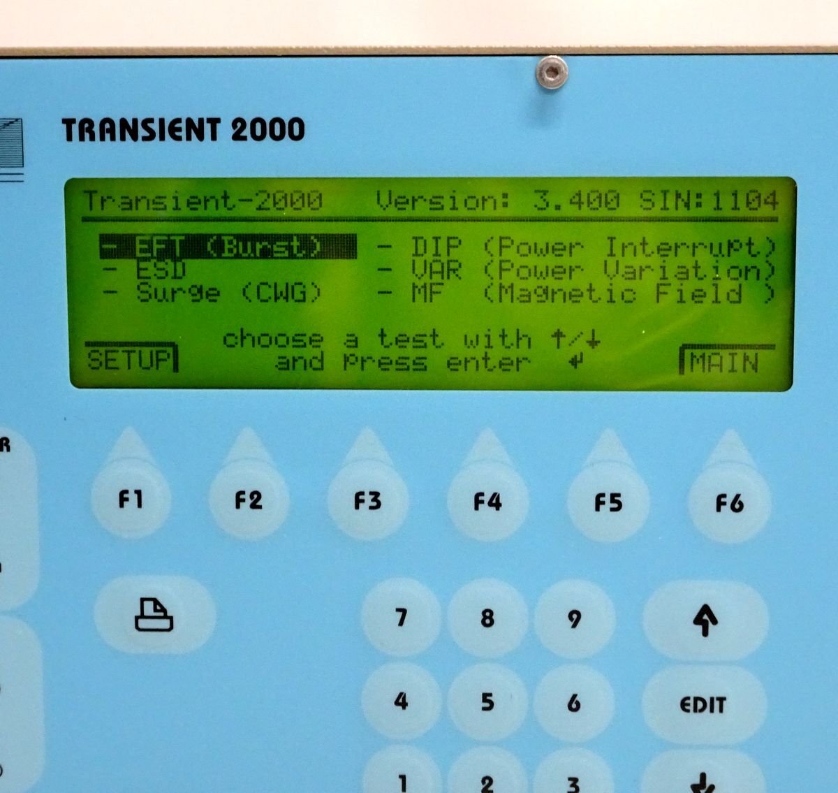 EMC-PARTNER TRANSIENT 2000 Transient Immunity Tester (as-is) [k1249831669]