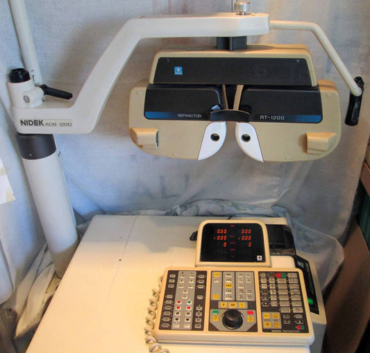 NIDEK AOS-1200 Automatic Optometry System RT-1200 Refractor SCP-660 Chart Projector [m1213808769]
