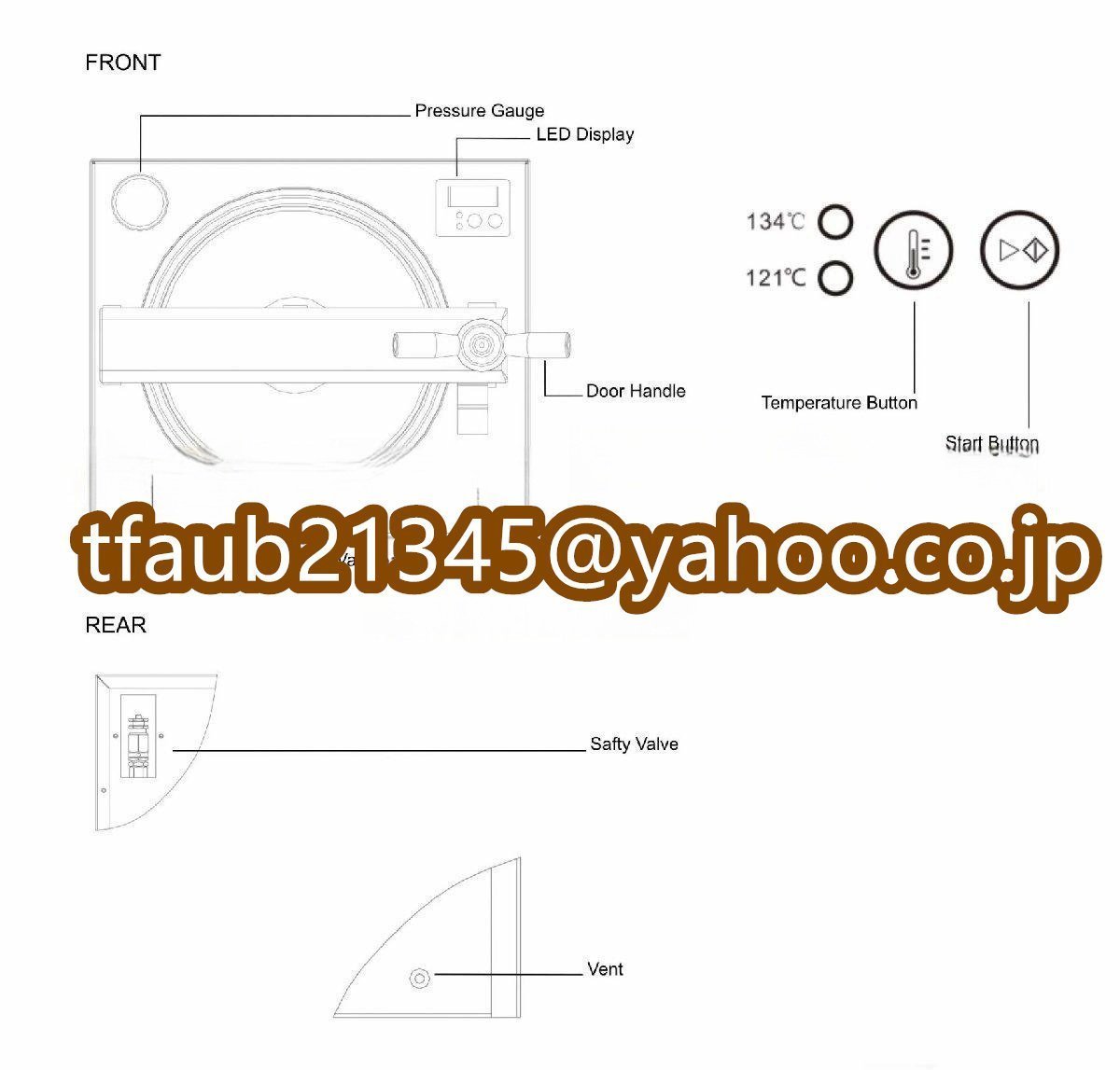 18L High-Pressure Steam Sterilizer Autoclave [n1105623431]