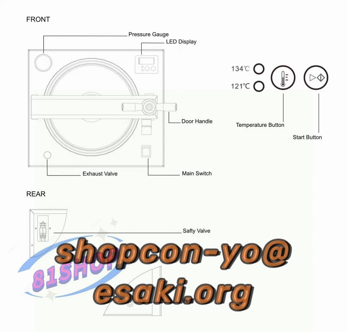 Quality Assurance 18L High Pressure Steam Sterilizer Autoclave [t1136039536]