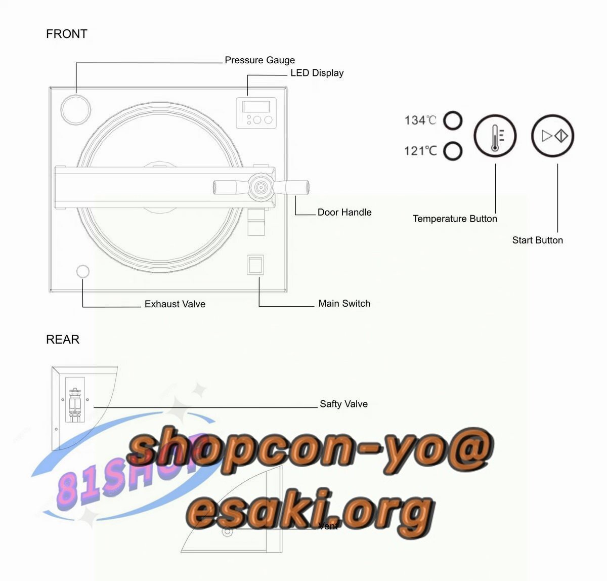 Quality Guaranteed 18L High-Pressure Steam Sterilizer Autoclave [f1156609993]