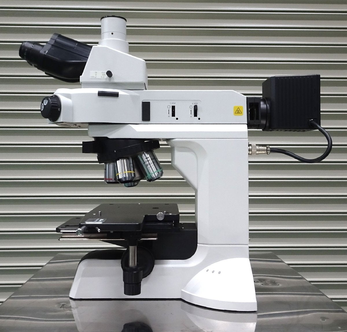 Nikon ECLIPSE LV150A Industrial Microscope with 5 Objective Lenses (for parts or not working) [t1246244437]