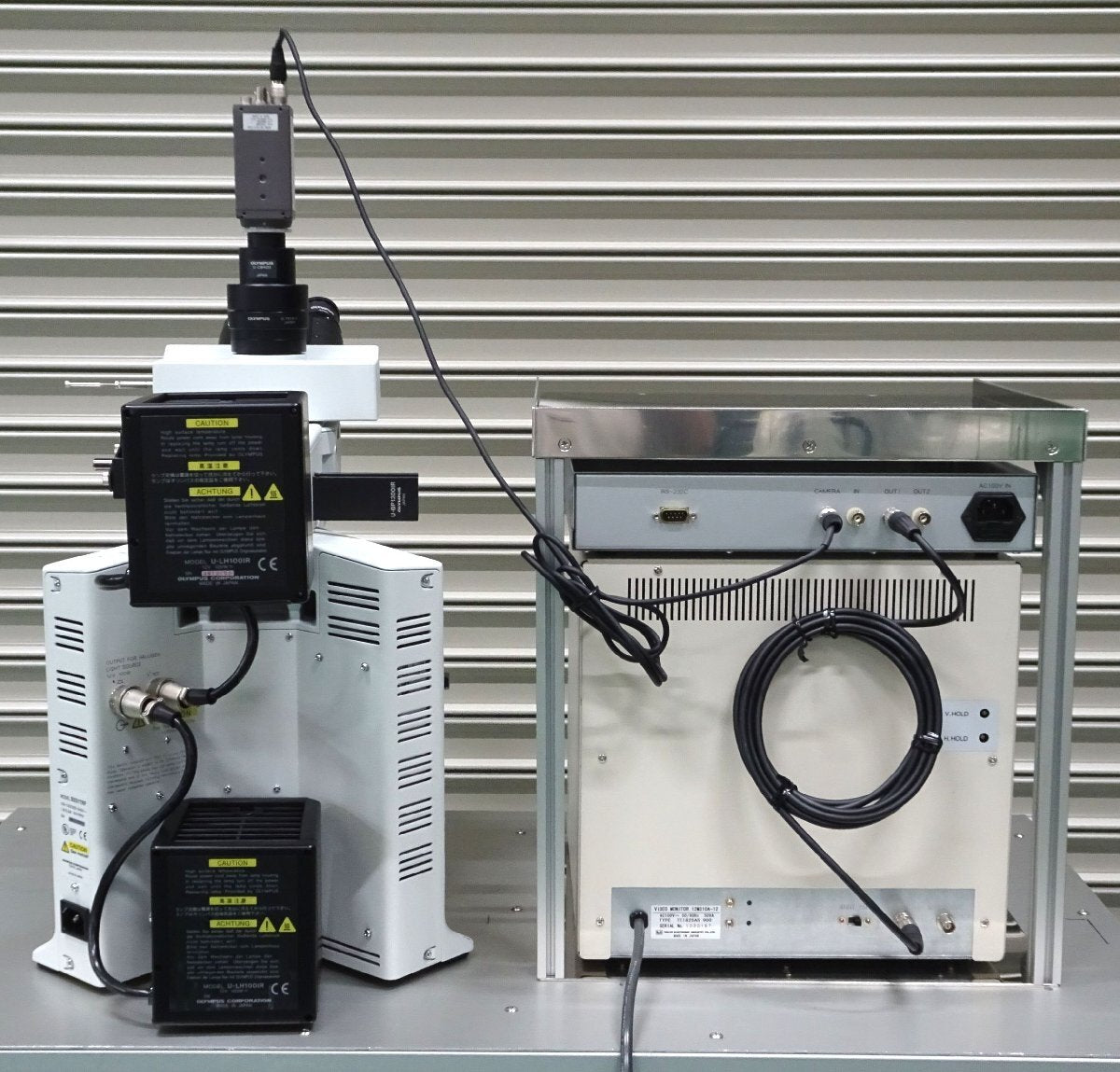 Olympus BX51TRF Microscope with 5 Objective Lenses and CCD Camera (as-is) [w1246247322]