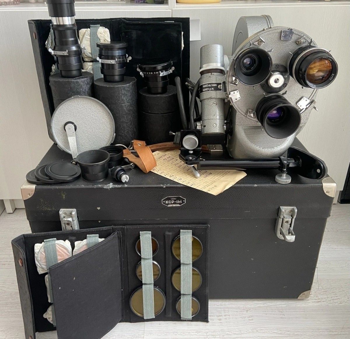 Konvas KCP-1M Film Camera with 6 Lenses and Accessories Set [z550073466]