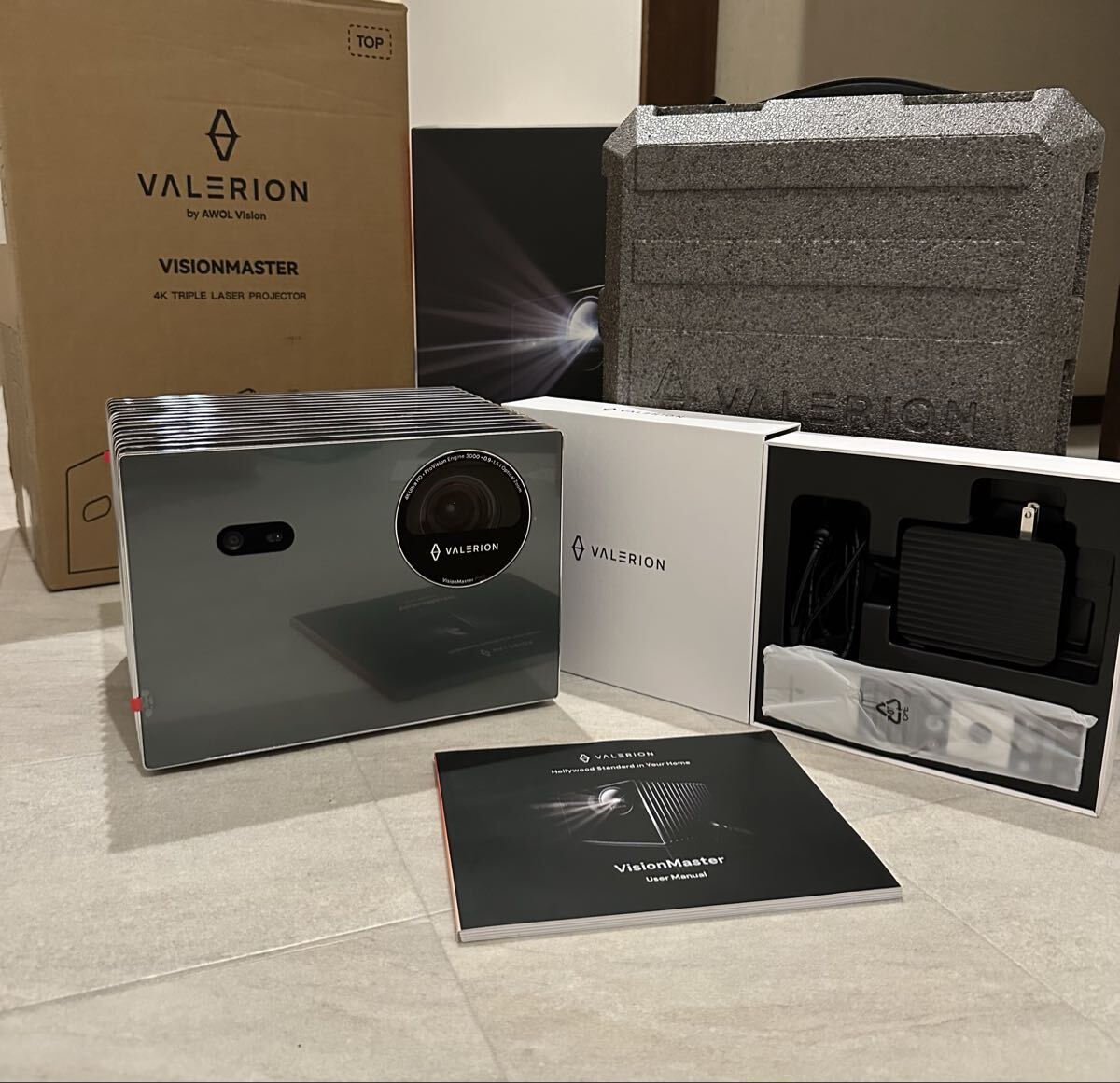 Valerion VisionMaster Pro2 Projector with 2 Stands [v1243323072]