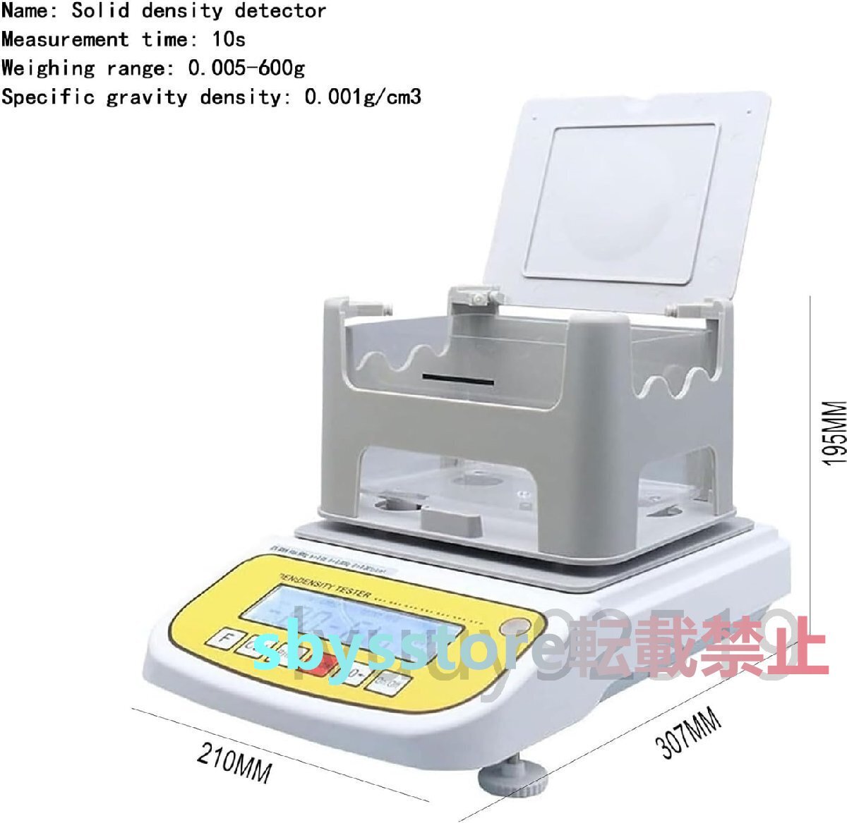 Gold Purity Detector 0.005-600g Solid Density Detector LCD Screen Gold K Value Tester Jeweler for Gold Silver Jewelry Jade [l1195308573]