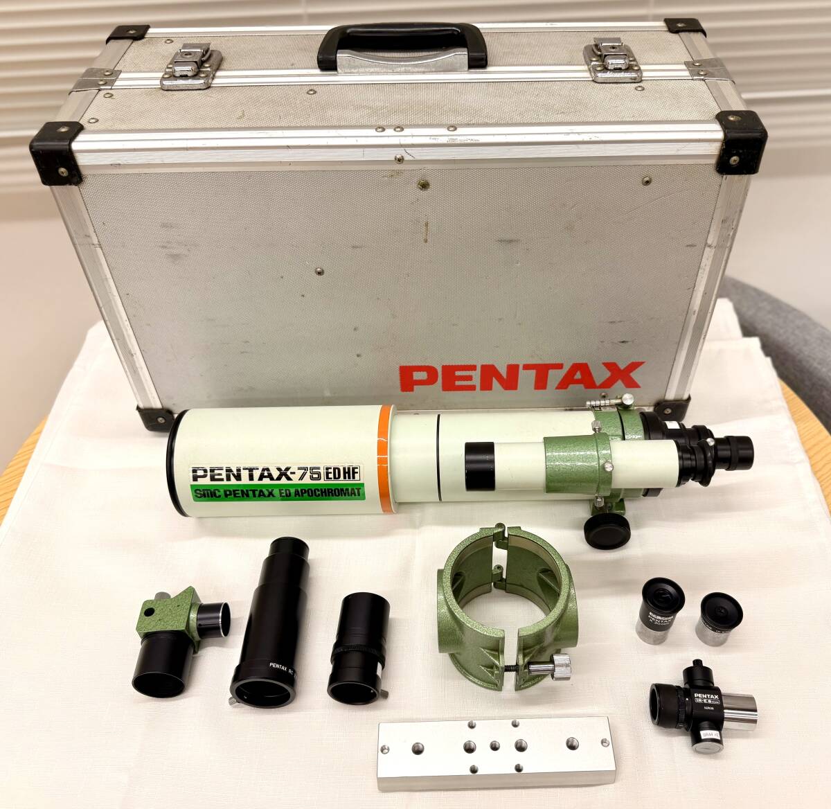 PENTAX 75 EDHF Aluminum Trunk Band Zenith Prism Eyepiece Set [l1209434531]