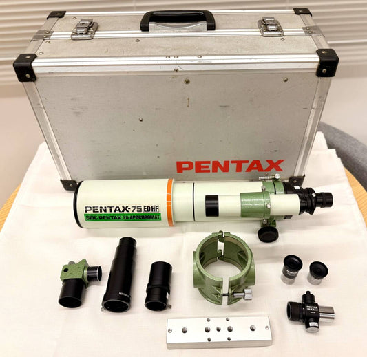 PENTAX 75 EDHF Aluminum Trunk Band Zenith Prism Eyepiece Set [l1209434531]