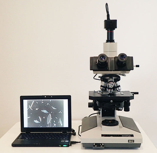 Olympus BH2 Phase Contrast Microscope USB Digital Camera Set for Bacteria Blood Observation Dentistry [1209909602]