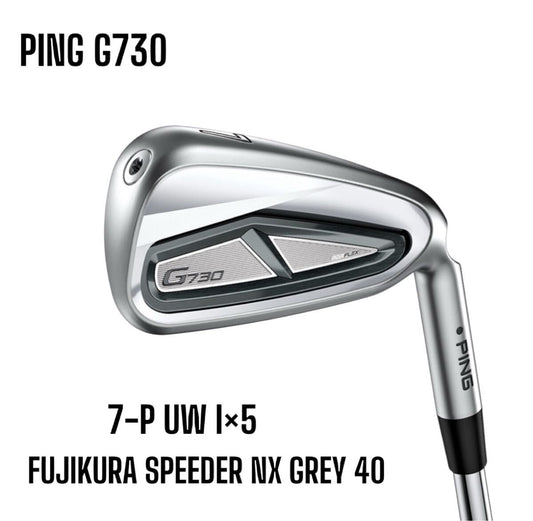 PING G730 Iron 7-P UW 5 Piece Set FUJIKURA SPEEDER NX GRAY 40 [l1178490317]