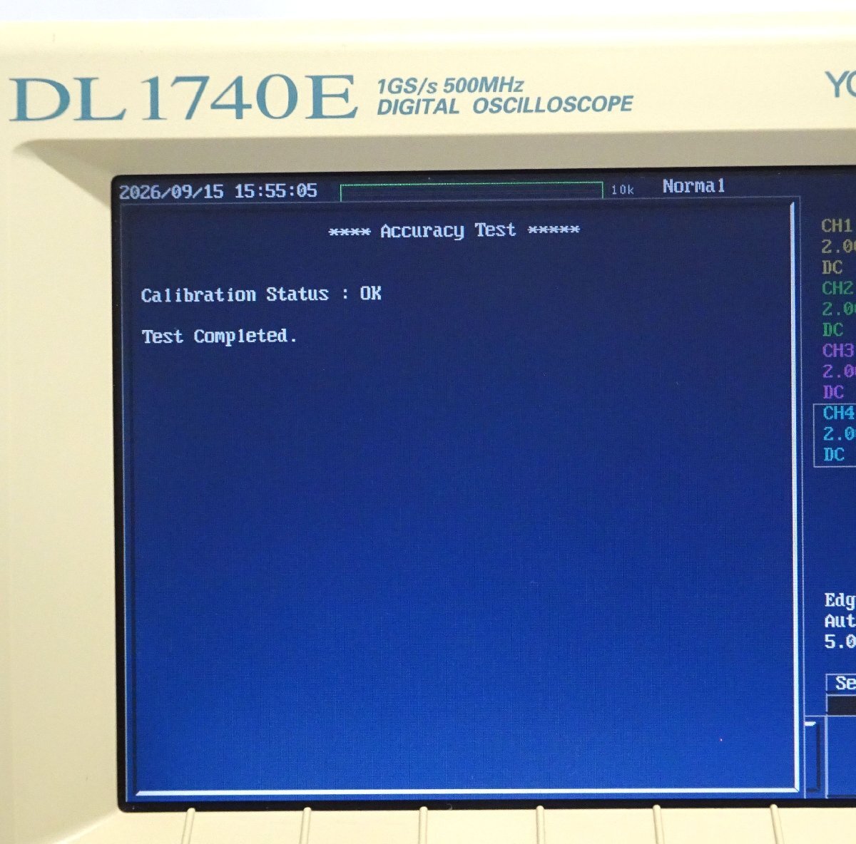 Yokogawa DL1740E Digital Oscilloscope 4ch 1GS/s 500MHz [n1246803683]