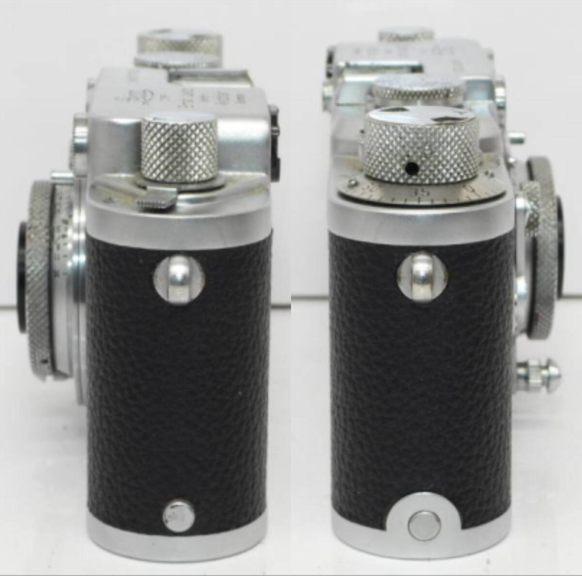Leica IIIf Rangefinder Camera Leitz Elmar f=5cm 1:3.5 Lens Marumi UV Filter Genuine Leather Case [l1211416132]