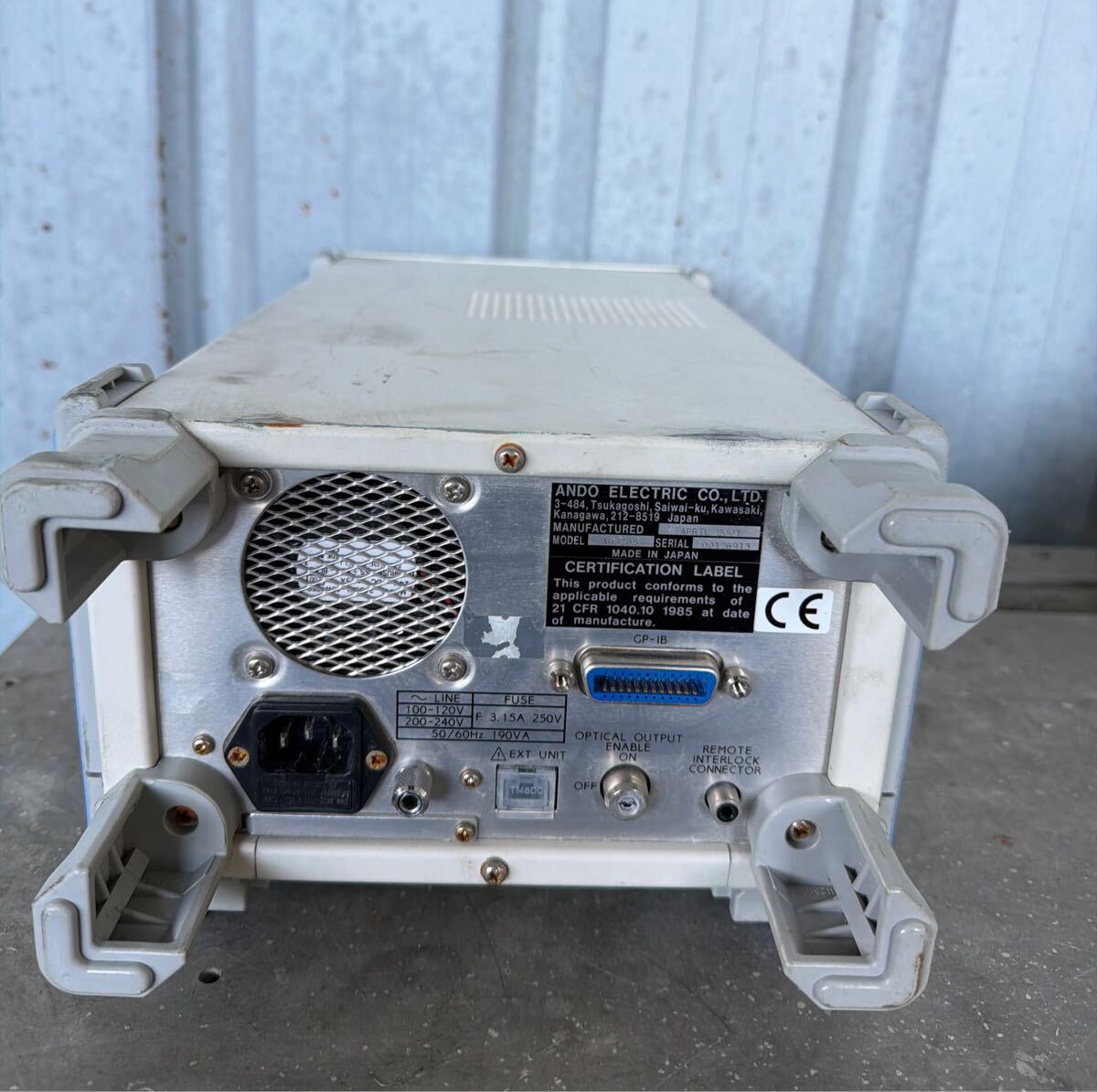 ANDO AQ8203 Optical Attenuator System [v1217895620]