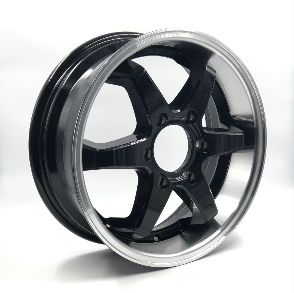 CLEAVE RACING FL53-6 17x6.5 +38 6-139.7 Black/Machined 4 Piece Set Hiace 200 Series Deep Rim [x1055329389]