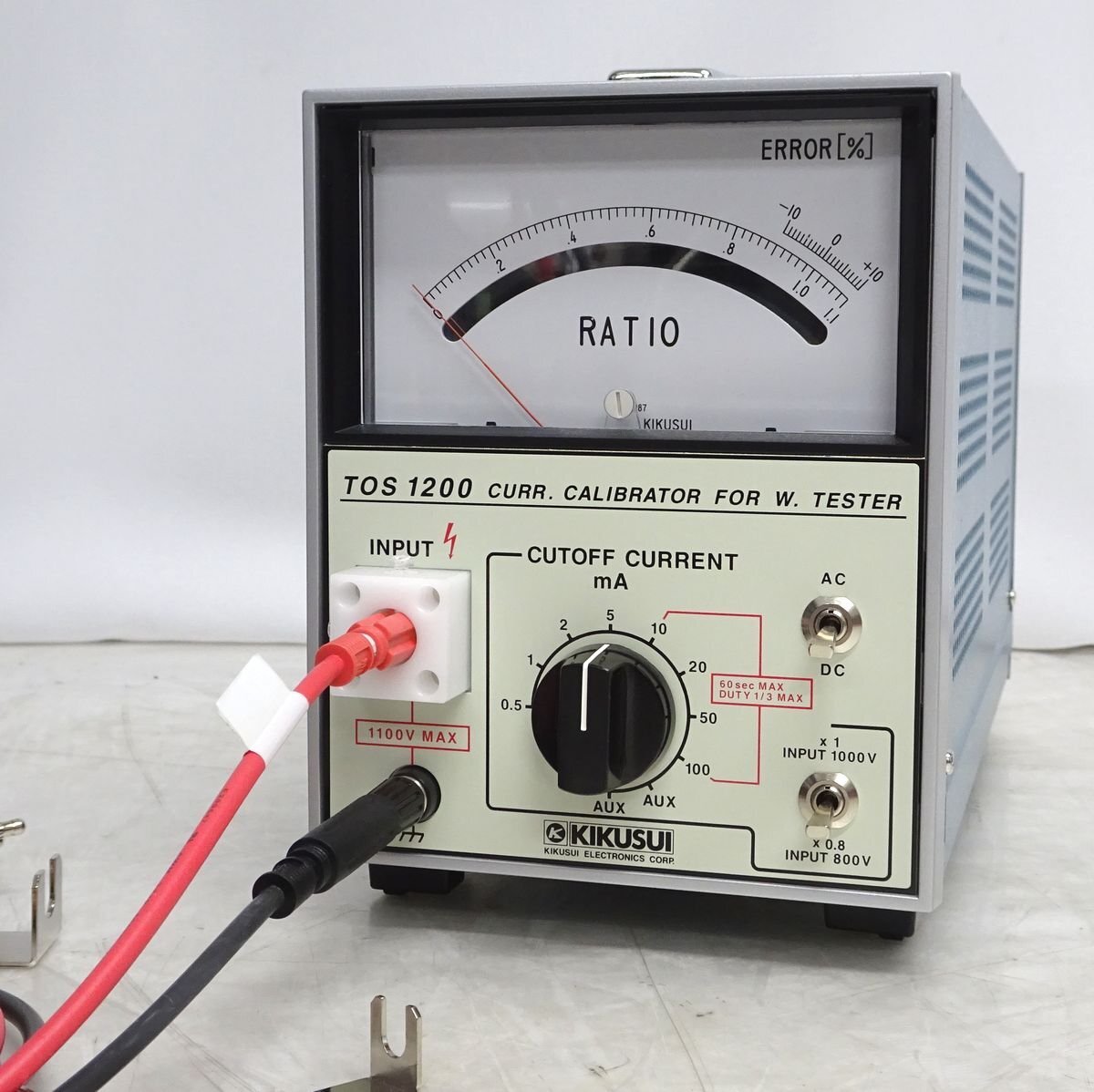 Kikusui TOS1200 Current Calibrator for W. Tester (as-is) [j1248692901]
