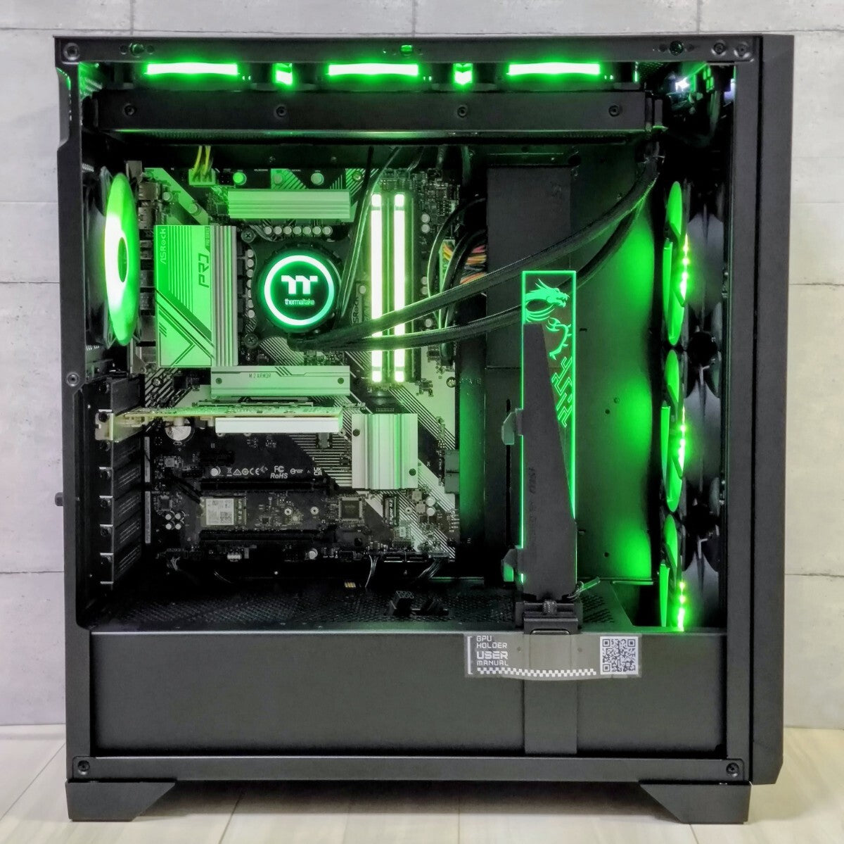 NVIDIA RTX 4070 Gaming PC with Intel i5 14400F and 24-Inch Monitor [x1211324165]