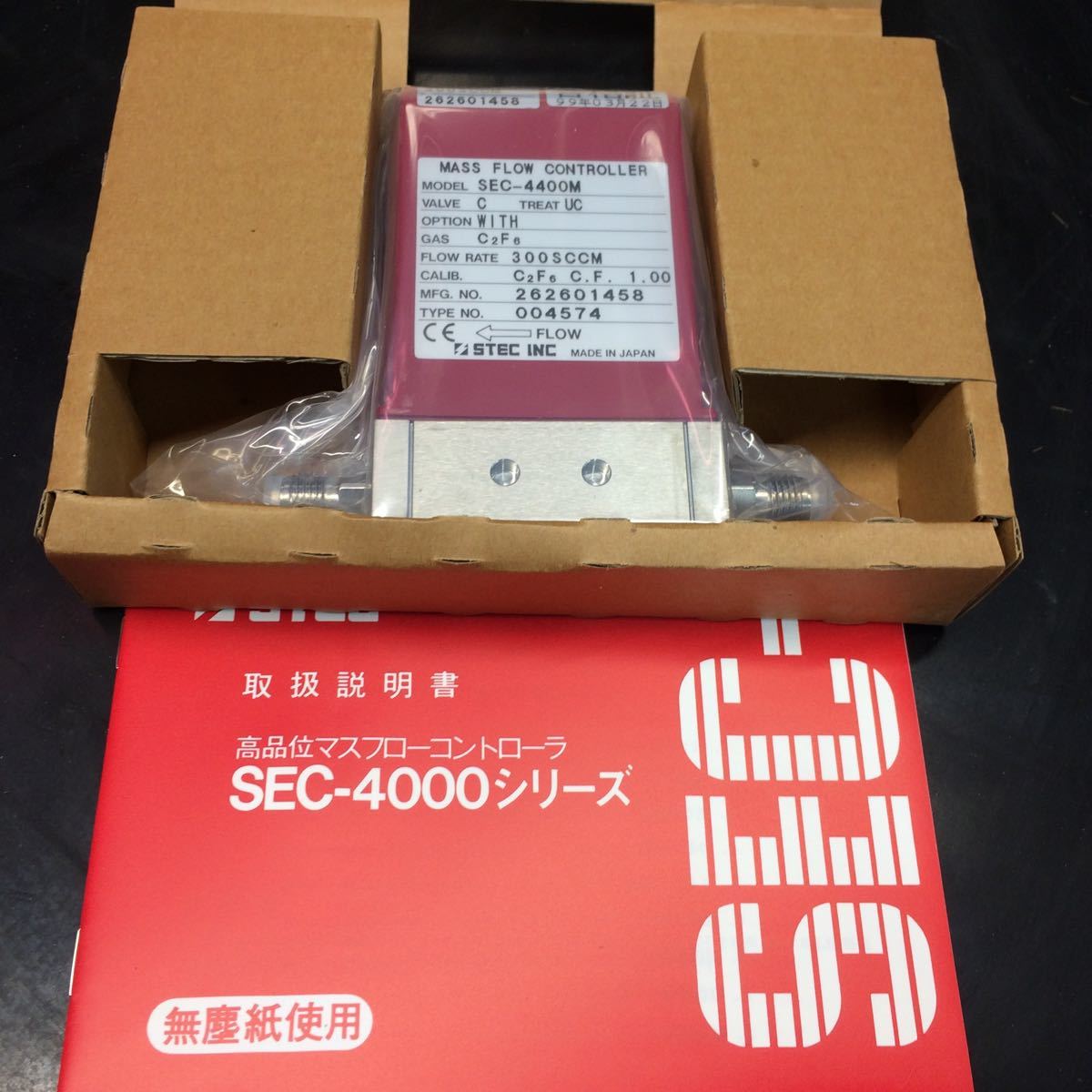 K62 STEC INC SEC-4400M C2F6 Mass Flow Controller [1033393071]