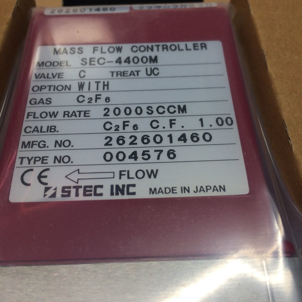 K60 STEC INC SEC-4400M C2F6 2000SCCM [t1033374811]