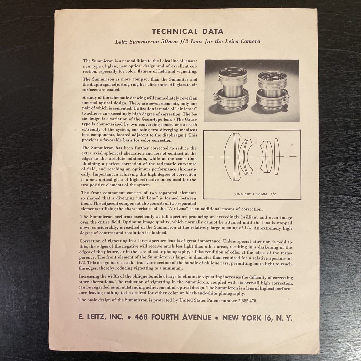 Leica Summicron 50mm F/2 Lens [g1100363816]