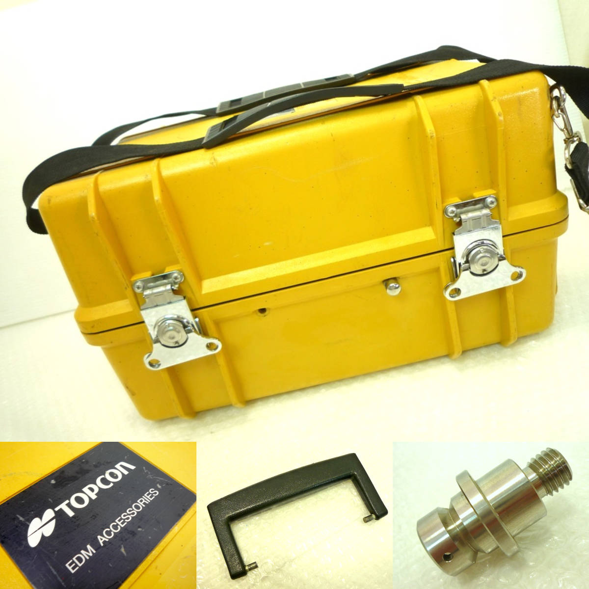 Topcon EDM ACCESSORIES-3 Prism Set with Hard Case for Long-Distance Measurement [w1114044277]